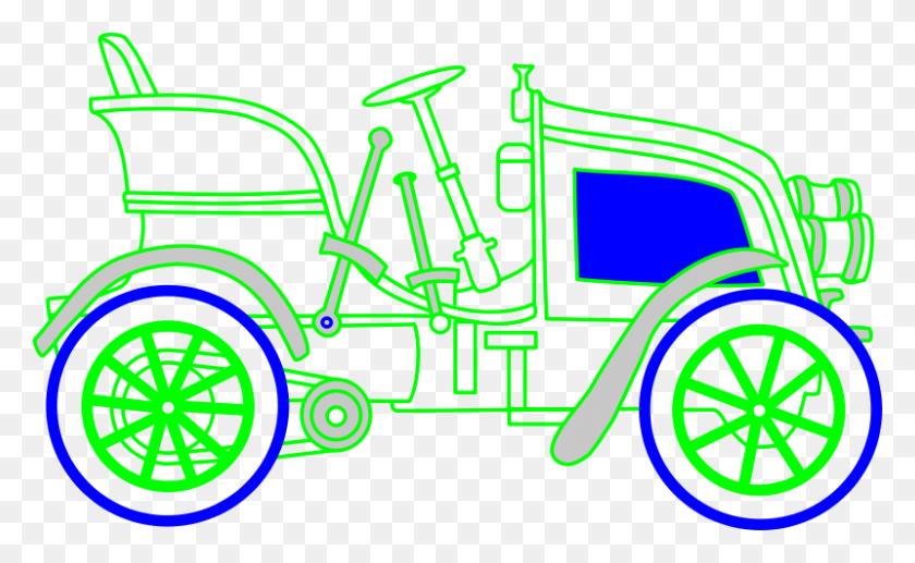 800x469 Free Clipart Old Car Pyirrlicht - Old Car Clipart