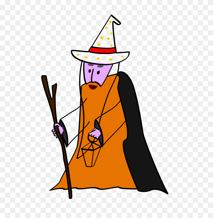 600x800 Free Clipart Old Wizard - Wizard Clipart