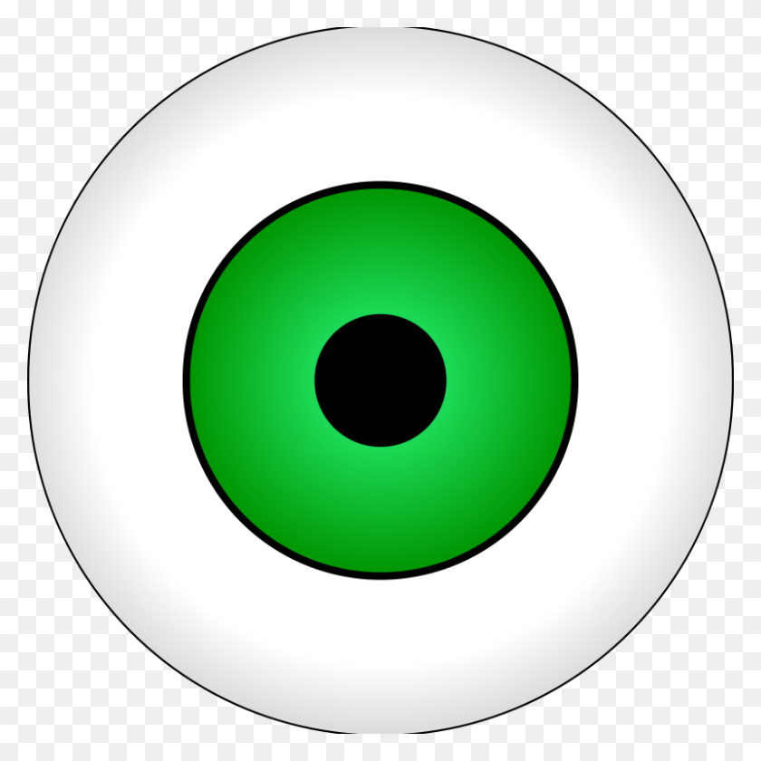 800x800 Free Clipart Olhos Verdes Green Eye Tonlima - Cyclops Clipart