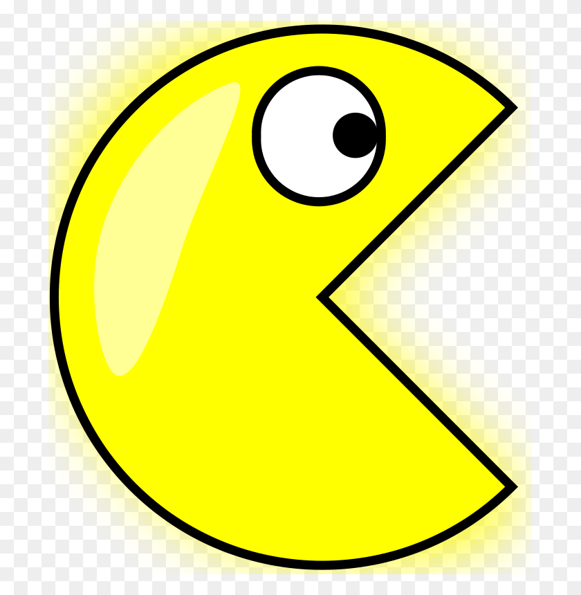 699x800 Free Clipart Pacman Mbtwms - Potential Energy Clipart