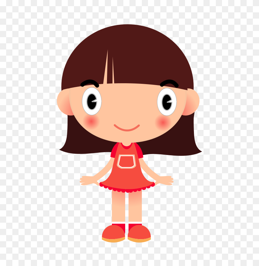 566x800 Free Clipart Party Girl - Its A Girl Clip Art