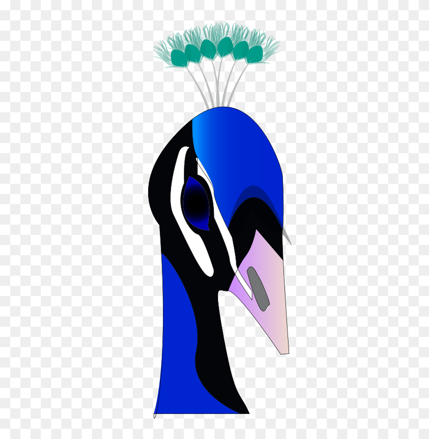 334x800 Free Clipart Peacock Presquesage - Peacock Clipart Free