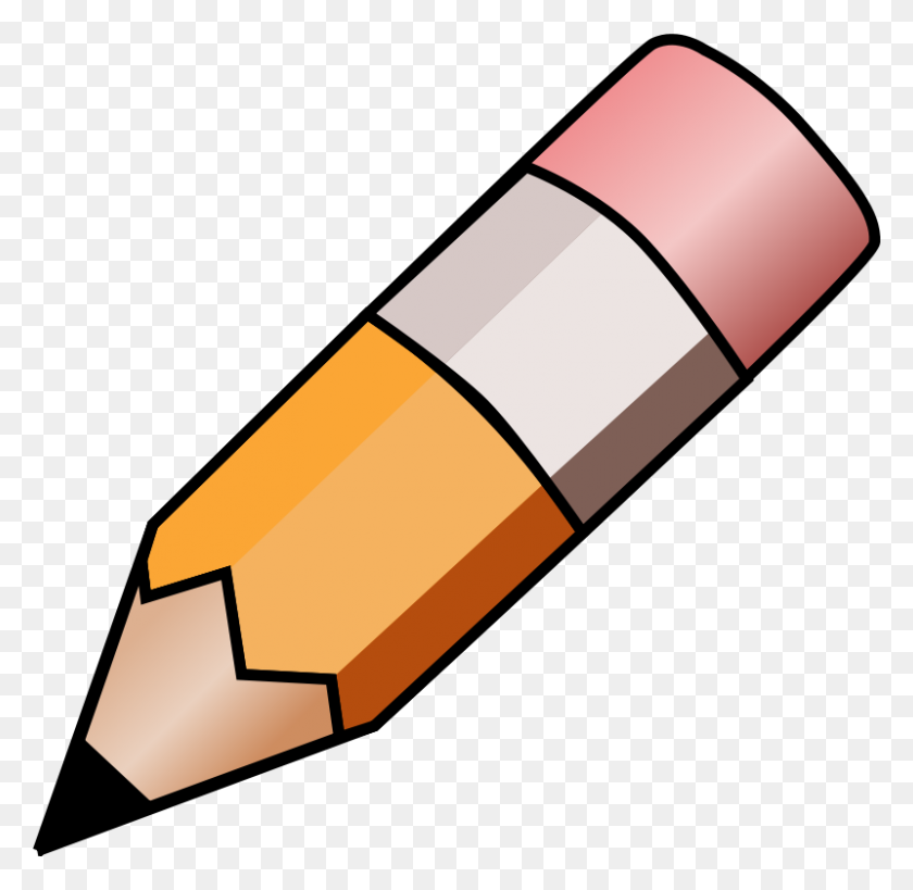 800x779 Free Clipart Pencil Dear Theophilus - Objects Clipart