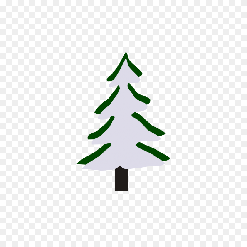 800x800 Free Clipart Pine In Winter Michaelopdenacker - Winter Images Clip Art