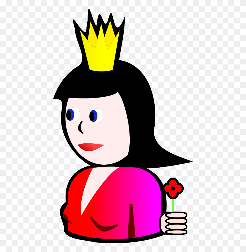 478x800 Free Clipart Queen Of Hearts Seanujones - Queen Of Hearts Clipart