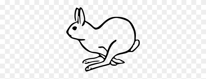 300x263 Free Clipart Rabbits Bunnies Clip Art Images - Bunny Head Clipart