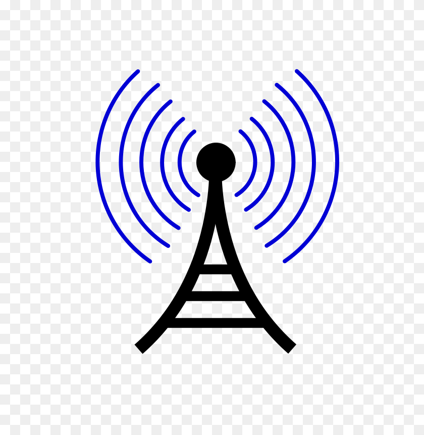 566x800 Бесплатный Клипарт Radio Wireless Tower Cor Anonymous - Menorah Clipart Free