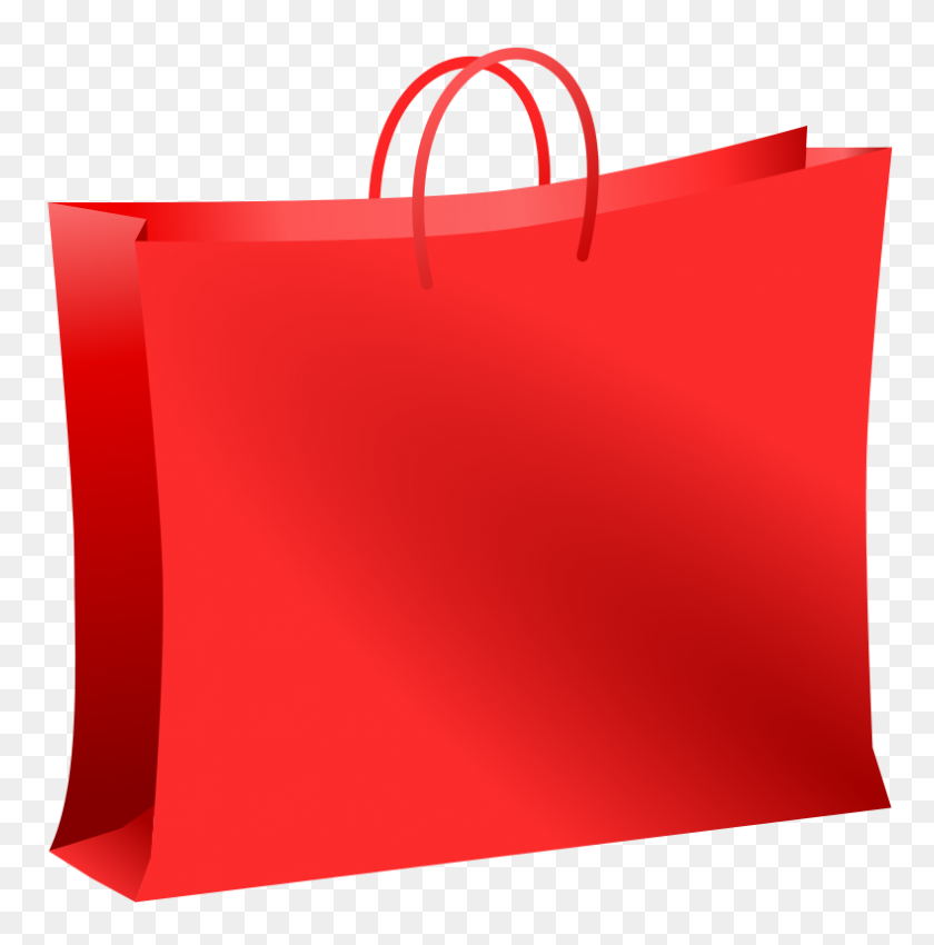 789x800 Free Clipart Red Bag - Shopping Mall Clipart