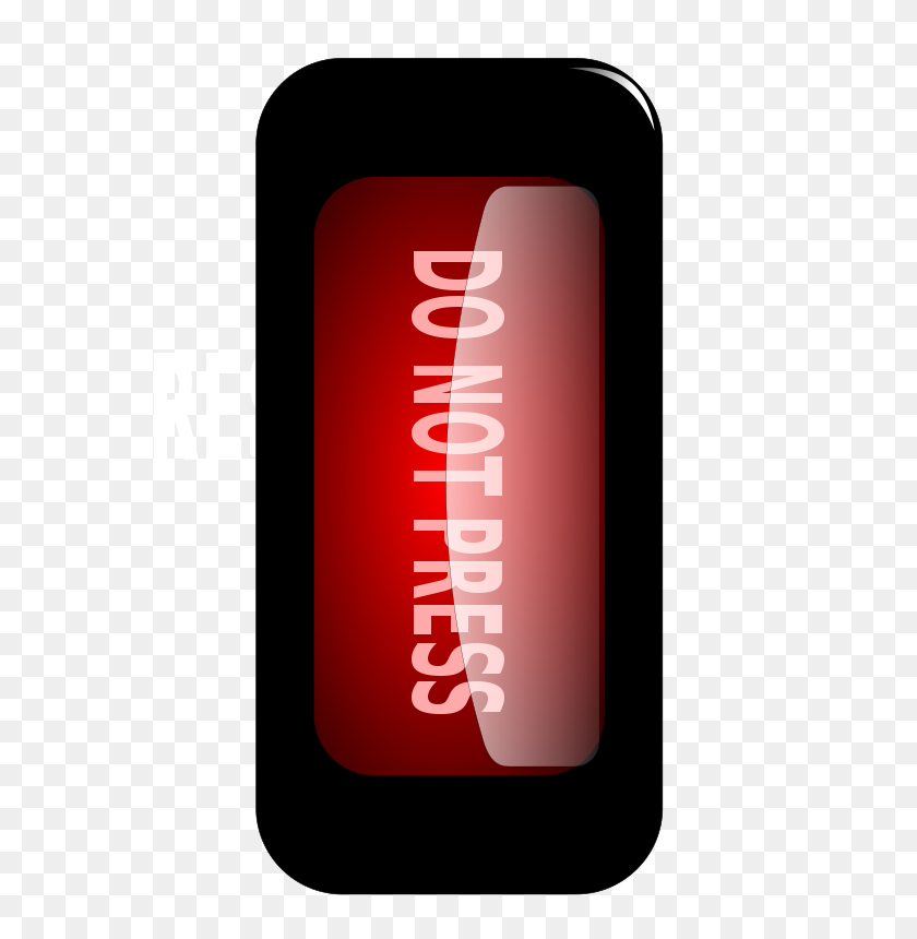 566x800 Free Clipart Red Button - Red Button Clipart