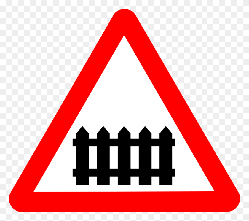 800x703 Free Clipart Roadsign Rail Fence Anonymous - Fence Clipart