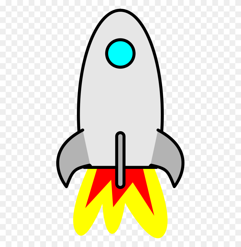 447x800 Free Clipart Rocket Bibbleycheese - Spaceman Clipart
