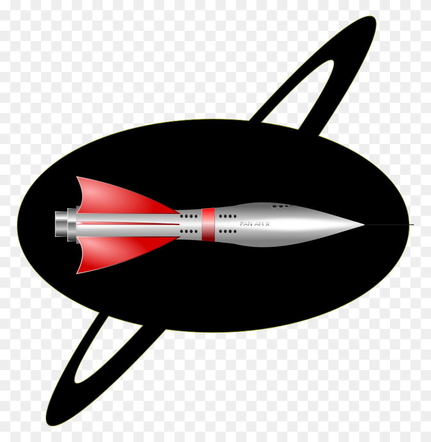 774x800 Free Clipart Rocket Ship Studio Hades - Orbit Clipart