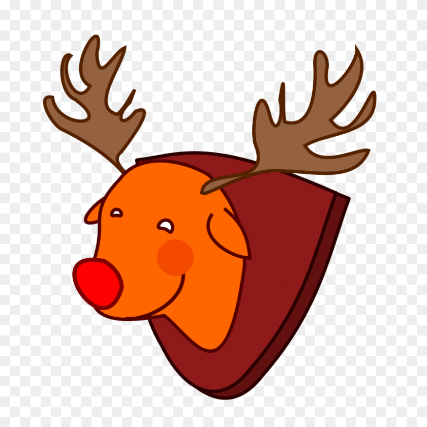800x800 Free Clipart Rudolph Hector Gomez - Rudolph Clipart