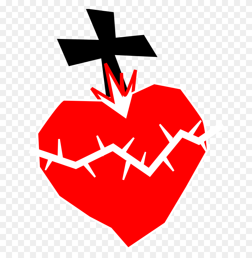 663x800 Бесплатный Клипарт Sacred Heart Ictusgpr - Sacred Heart Clip Art