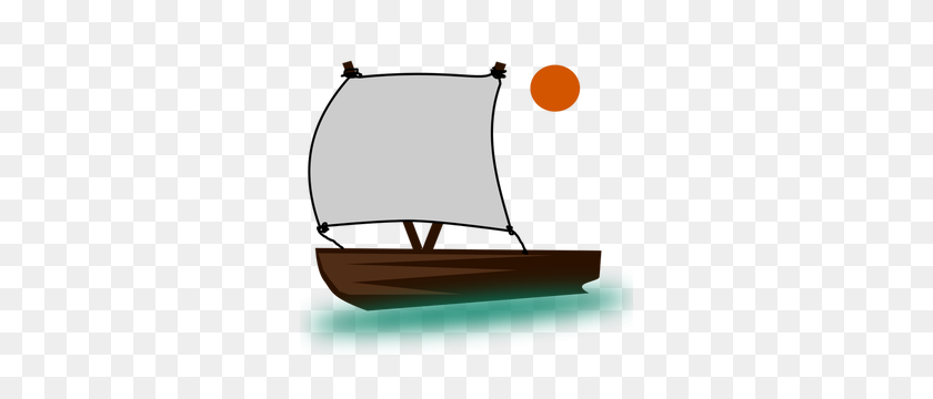 300x300 Free Clipart Sailing Boat - Yacht Clipart Black And White