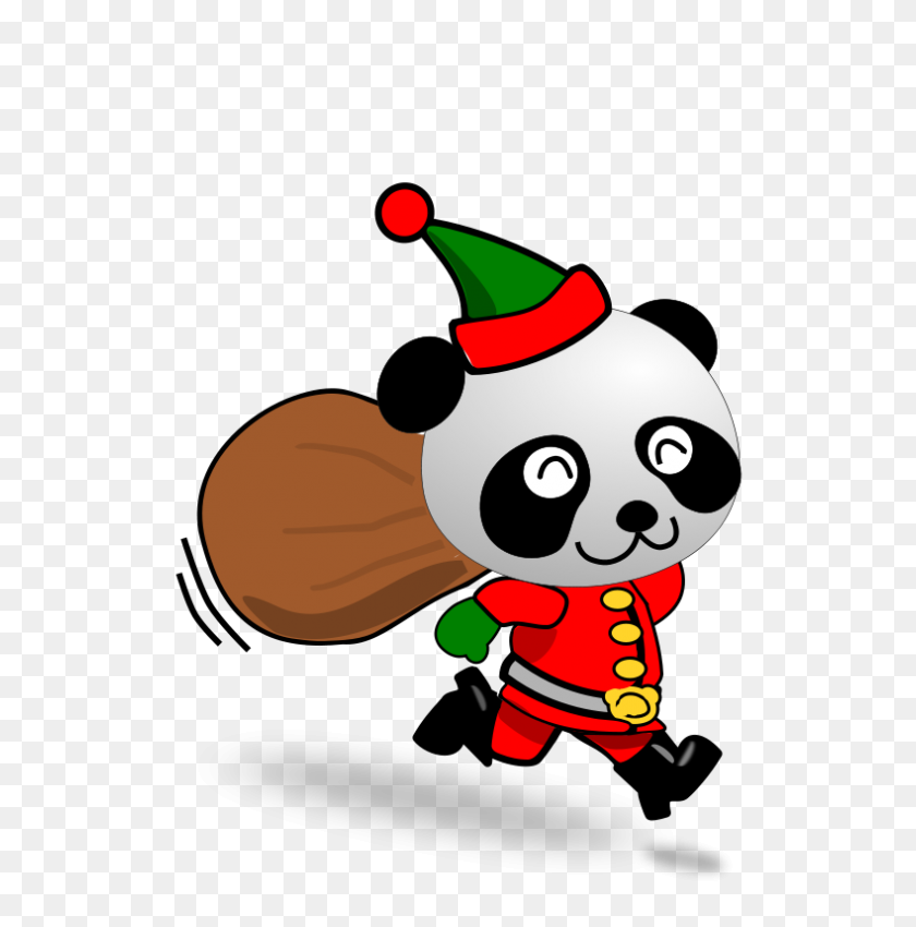 789x800 Imágenes Prediseñadas Gratis De Santa Panda - Bear Mascot Clipart