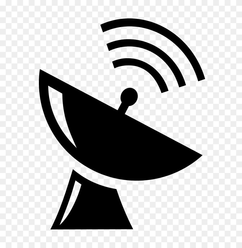632x800 Free Clipart Satellite Dish Icon Merodeador - Satellite Dish Clipart