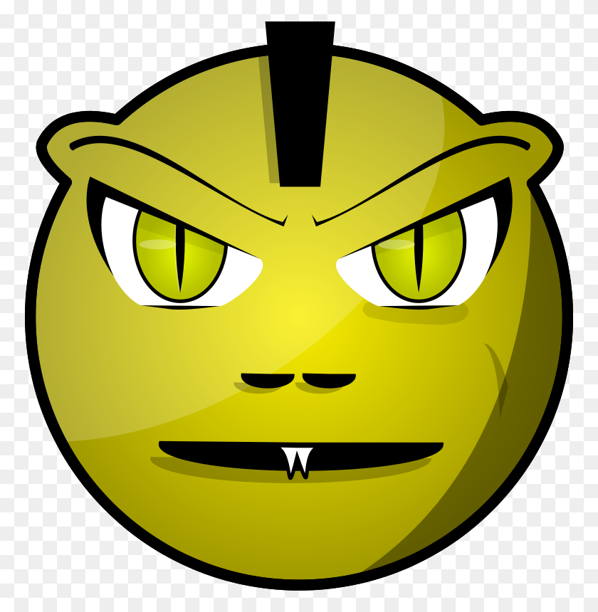 770x800 Free Clipart Scary Face Remix Lordoftheloch - Scary Face PNG