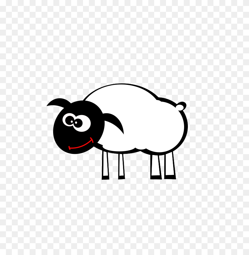 566x800 Free Clipart Sheep Artbejo - Free Sheep Clipart