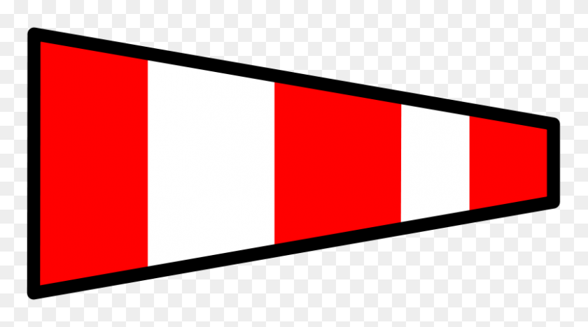 800x419 Free Clipart Signal Flag Answering Pennant Anonymous - Pennant Clipart
