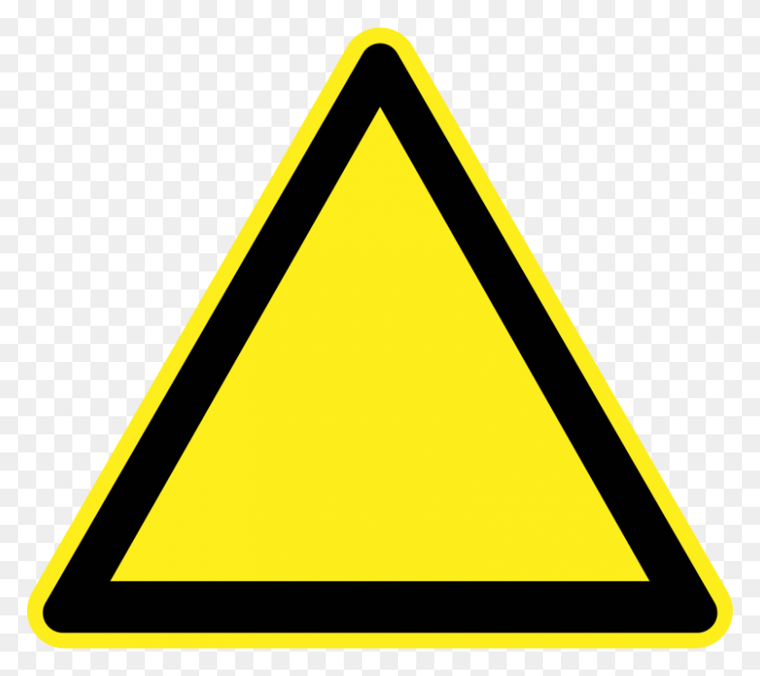 800x705 Free Clipart Signs Hazard Warning - Free Clip Art Signs