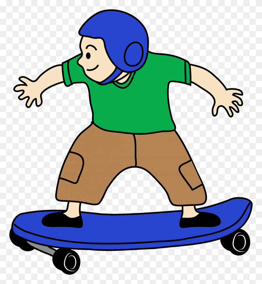 4354x4763 Free Clipart Skateboarding - Jeopardy Clipart