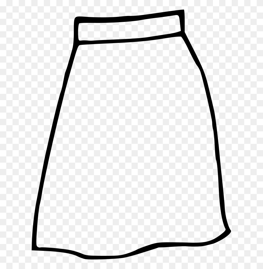 637x800 Free Clipart Skirt Mireille - Clipart Skirt