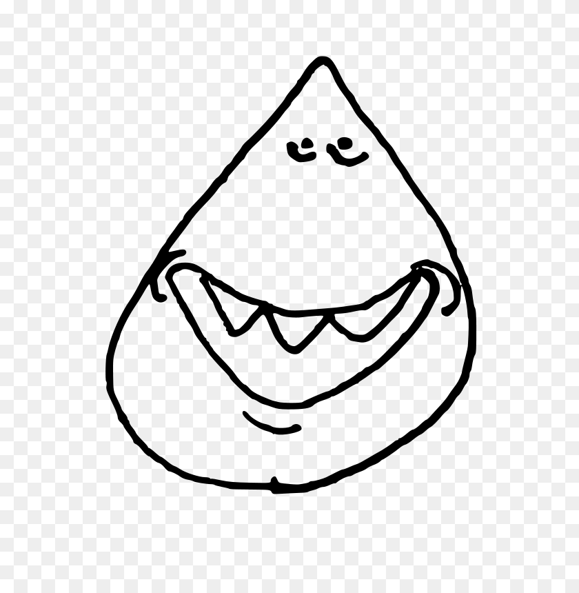 566x800 Free Clipart Slime - Slime Clipart Blanco Y Negro