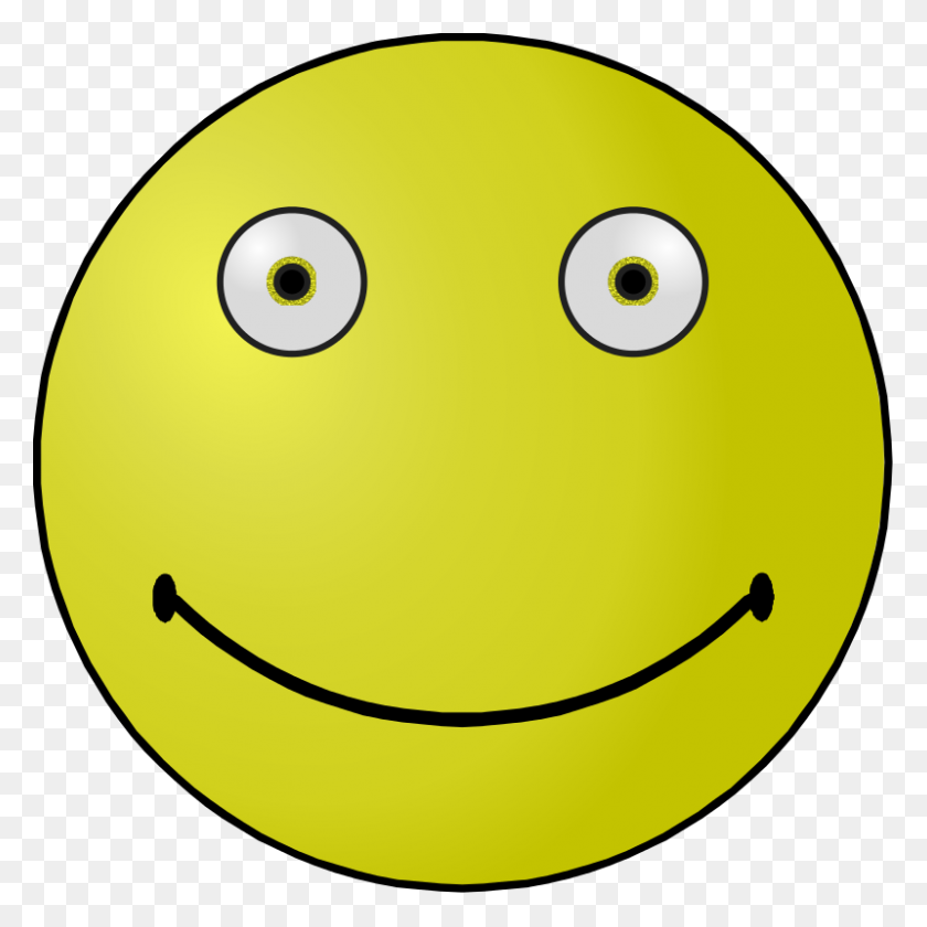 800x800 Free Clipart Smiley - Glad Clipart