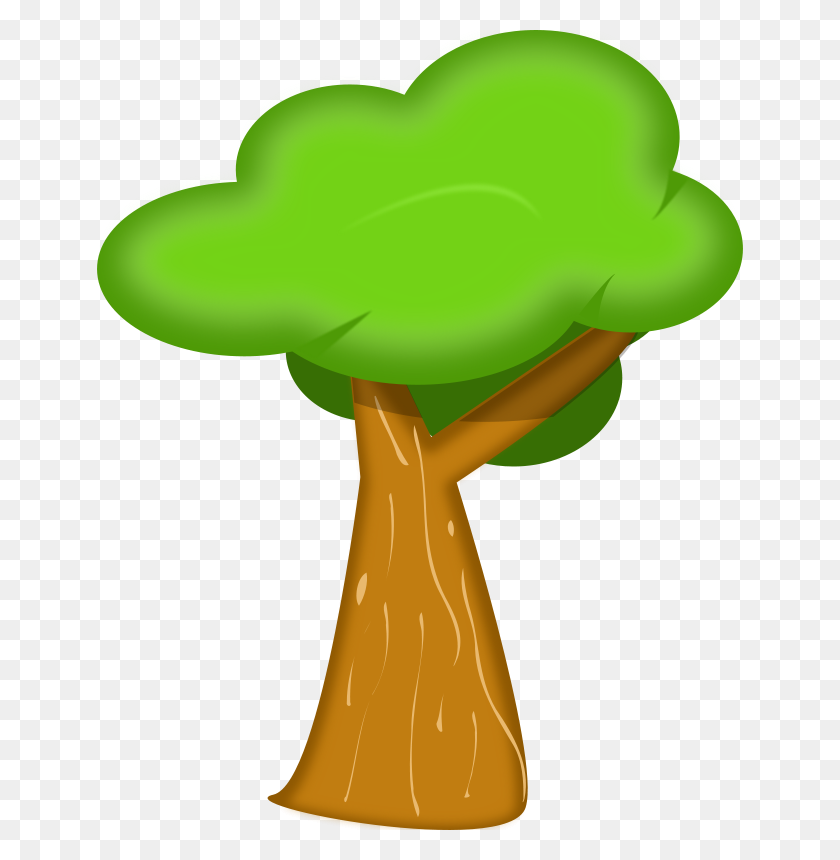 646x800 Free Clipart Soft Trees - Soft Clipart
