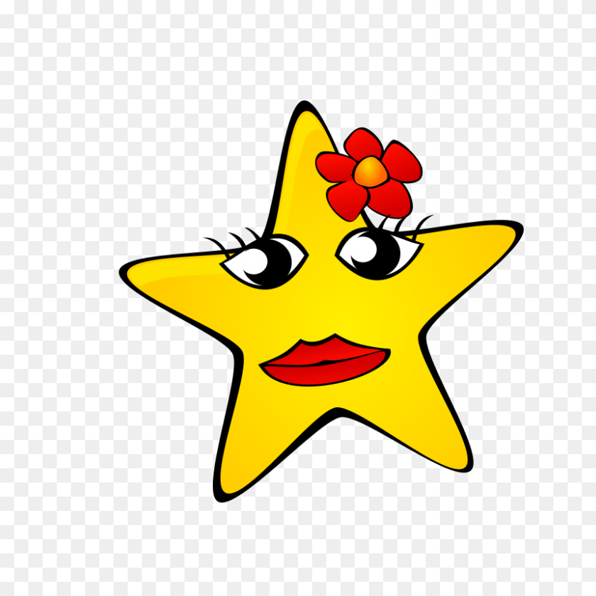 800x800 Free Clipart Starry Night Star Nicubunu - La Noche Estrellada Png