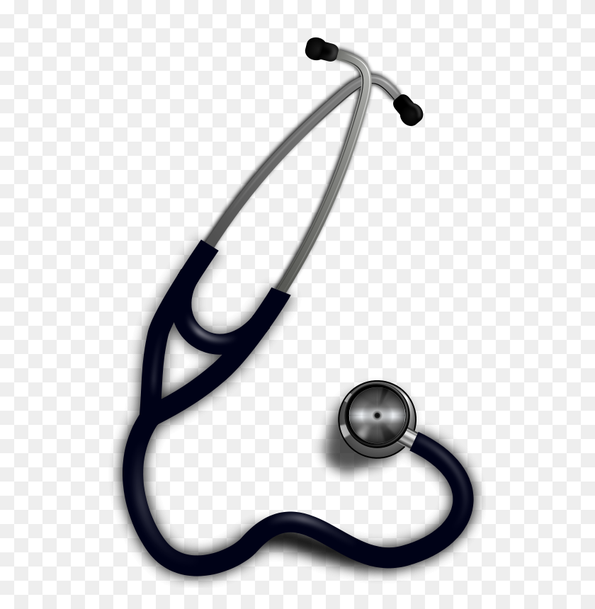 533x800 Free Clipart Stethoscope Metalmarious - Stethoscope Pictures Free Clip Art