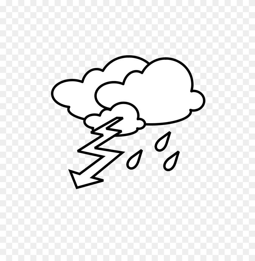 566x800 Free Clipart Stormy Outline - Stormy Clipart