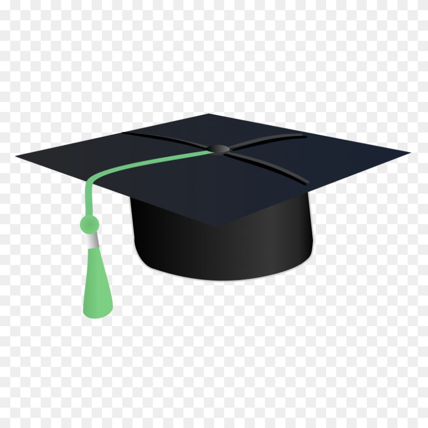 800x800 Free Clipart Student Hat Rmx Bocian - Free Clipart Graduation Cap And Diploma