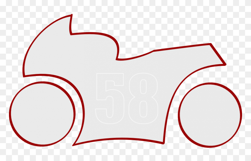 800x493 Free Clipart Stylized Marco Simoncelli Motogp - Marco Png