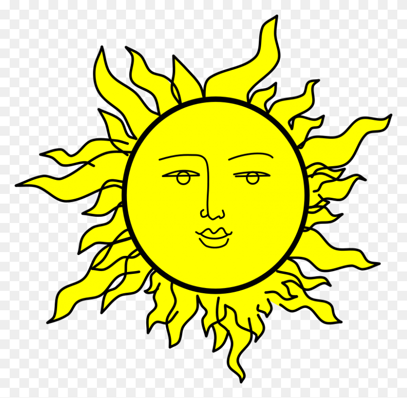 800x781 Free Clipart Sun With A Face - Proud Of You Clipart