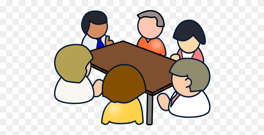 500x372 Free Clipart Town Hall Meeting - Social Interaction Clipart