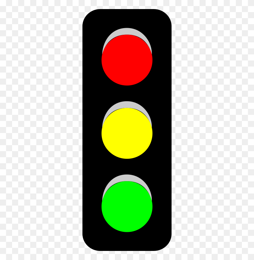400x800 Free Clipart Traffic Light - Traffic Clipart
