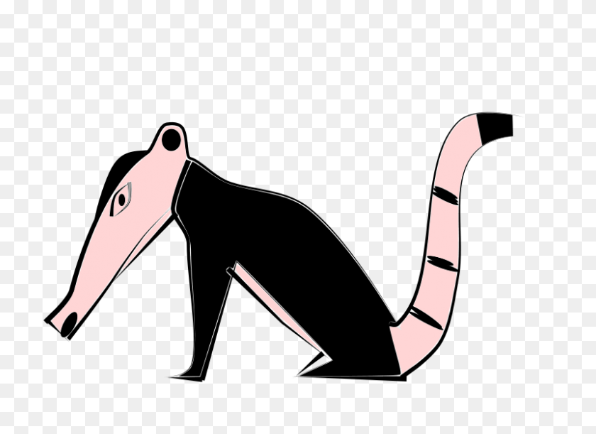 800x566 Free Clipart Tree Jpenrici - Anteater Clipart