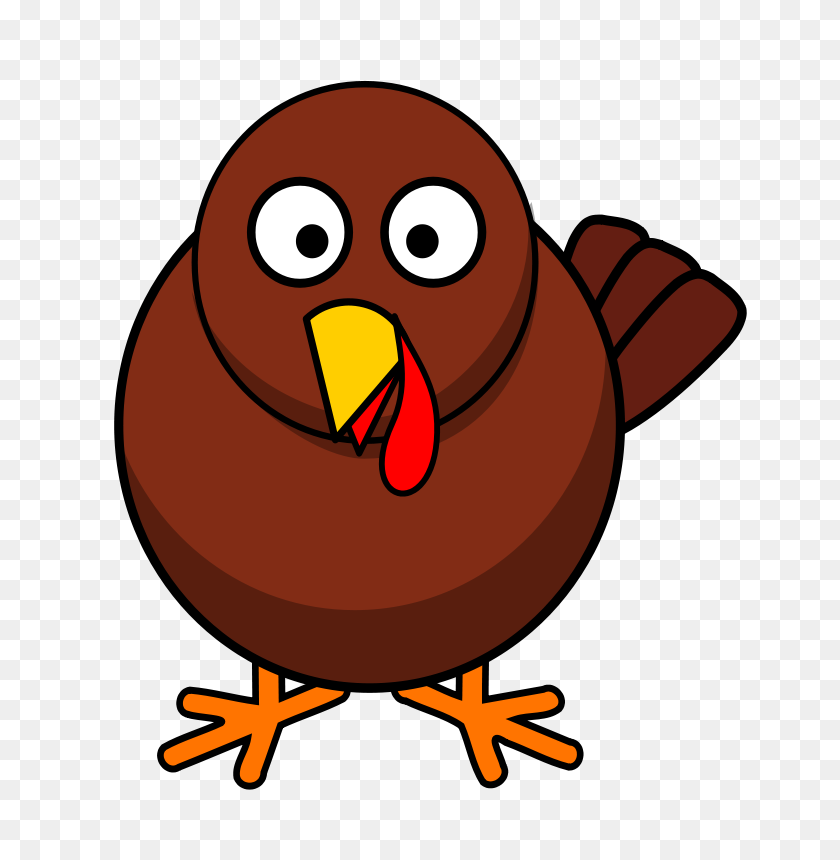 667x800 Free Clipart Turkey Roundcartoon Bloodsong - Song Clipart