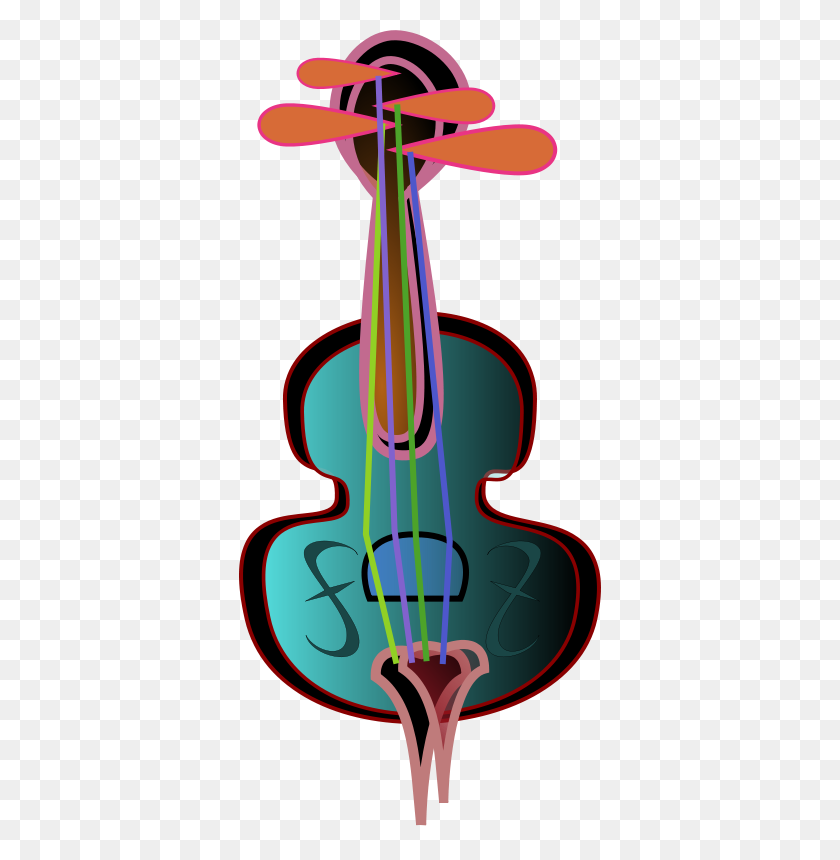 362x800 Free Clipart Violin Milker - Striped Bass Clipart