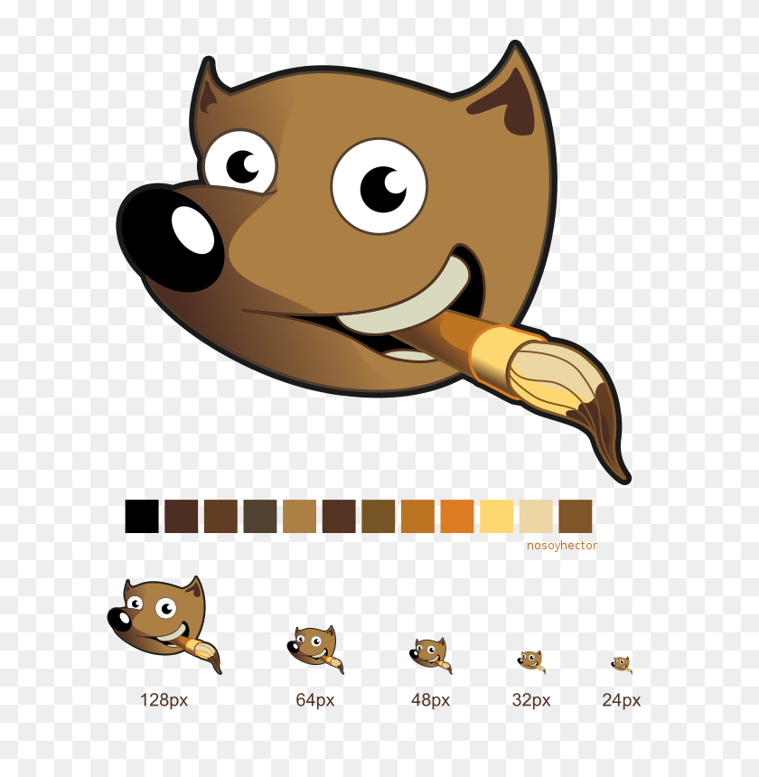 641x800 Free Clipart Wilber - Gimp Clipart