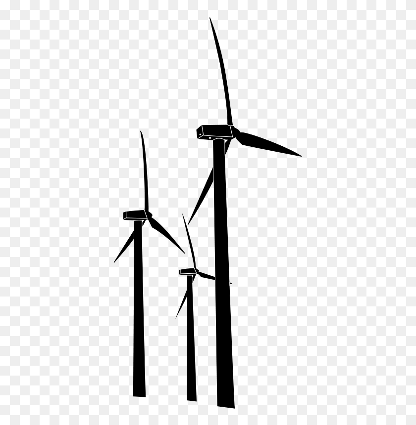 389x800 Free Clipart Wind Turbines Spyresca - Free Clipart Wind