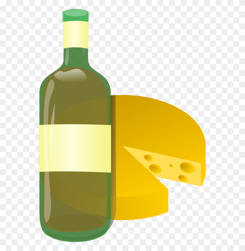 574x800 Free Clipart Wine And Cheese Drunken Duck - Imágenes Prediseñadas De Vino Y Queso