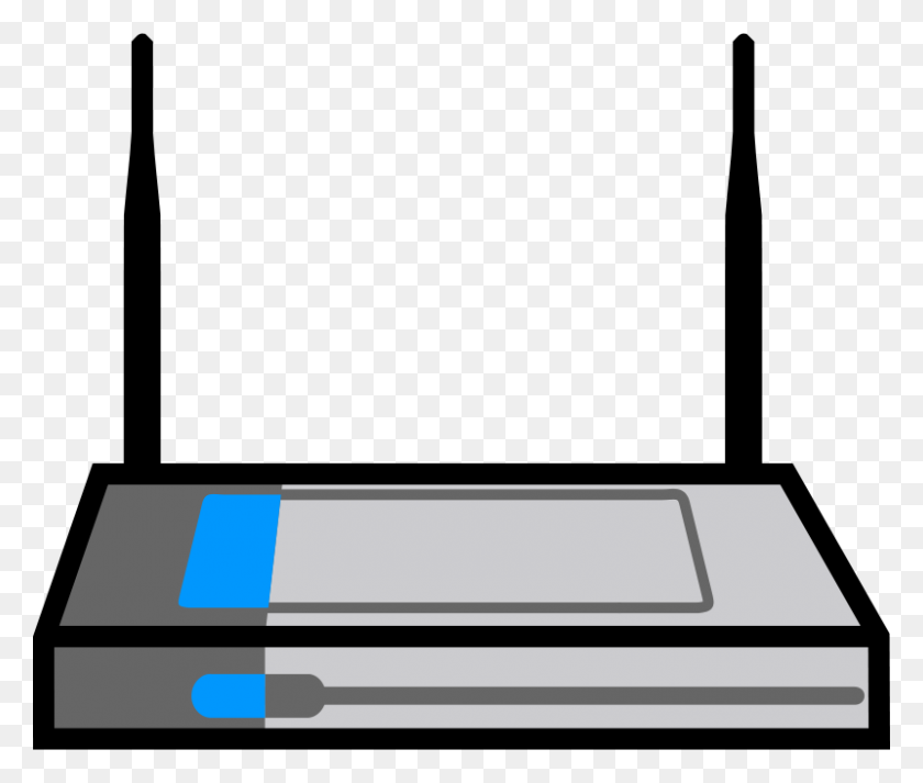 800x670 Free Clipart Wireless Router Lalitpatanpur - Access Clipart