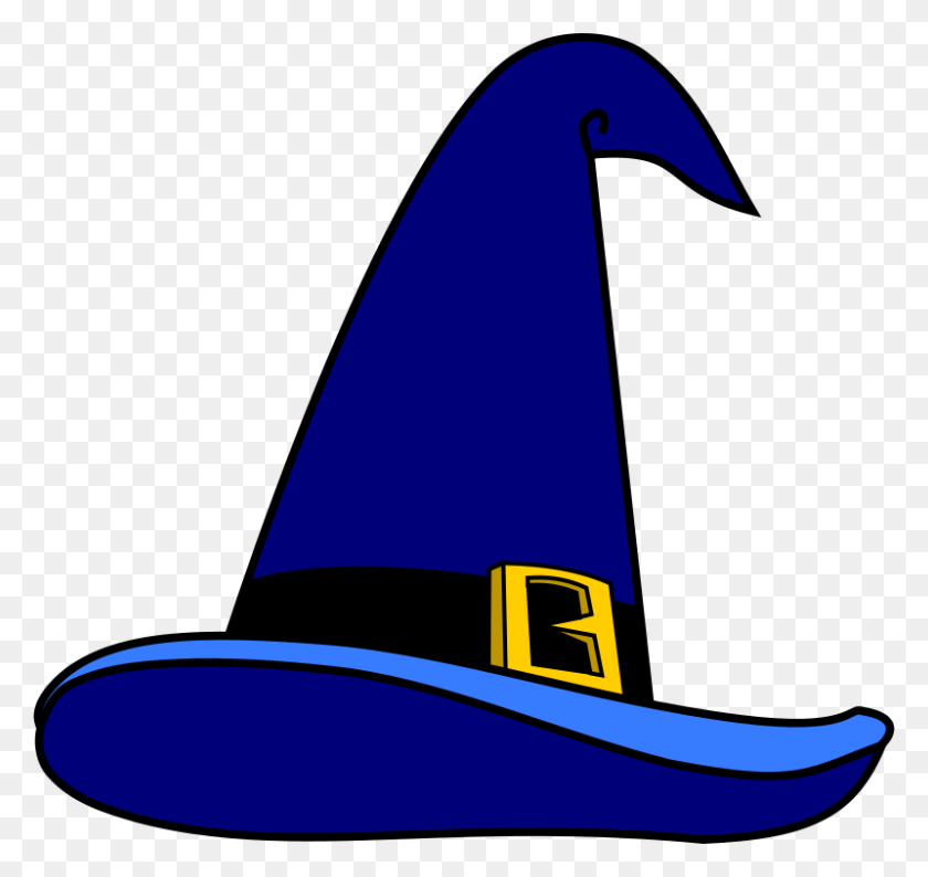 800x753 Free Clipart Wizard's Hat Secretlondon - Objetos De Imágenes Prediseñadas