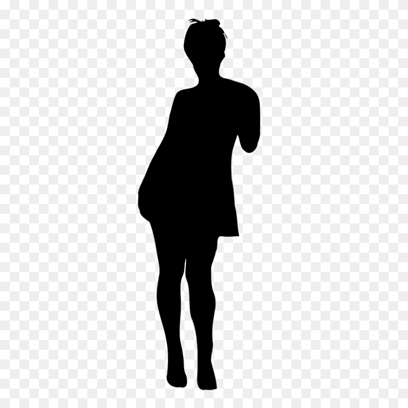 800x800 Free Clipart Woman Silhouette Nicubunu - Silhouette Clip Art