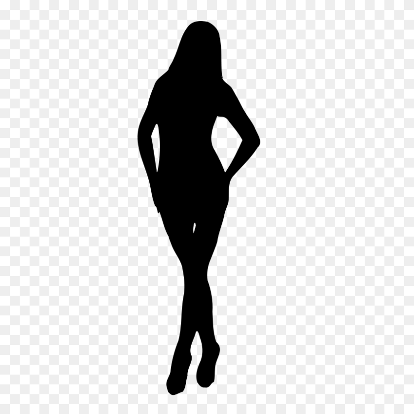800x800 Free Clipart Woman Silhouette Nicubunu - Woman At The Well Clip Art