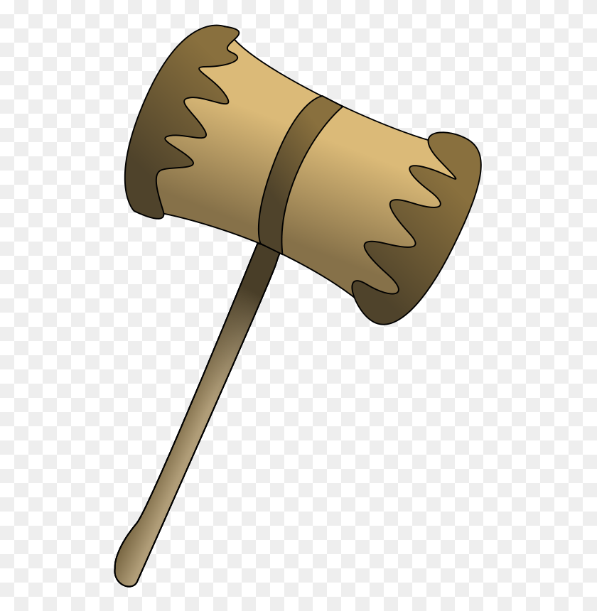 528x800 Free Clipart Wooden Mallet Anonymous - Mallet Clipart