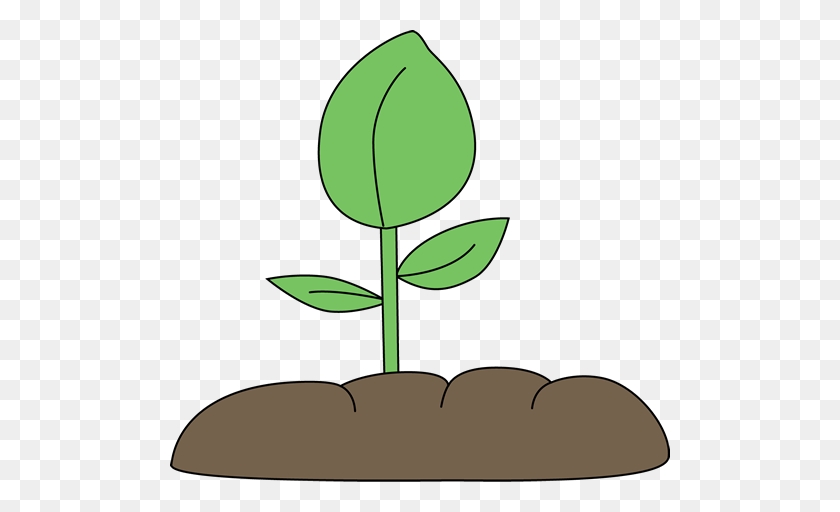 500x452 Free Cliparts Plants - Growing Plant Clipart